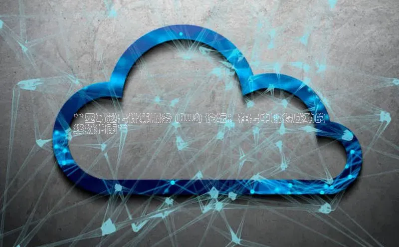 金年汇金字招牌信誉至上最新百度众测**亚马逊云计算服务 (AWS) 论坛：在云中取得成功的
终极指南**